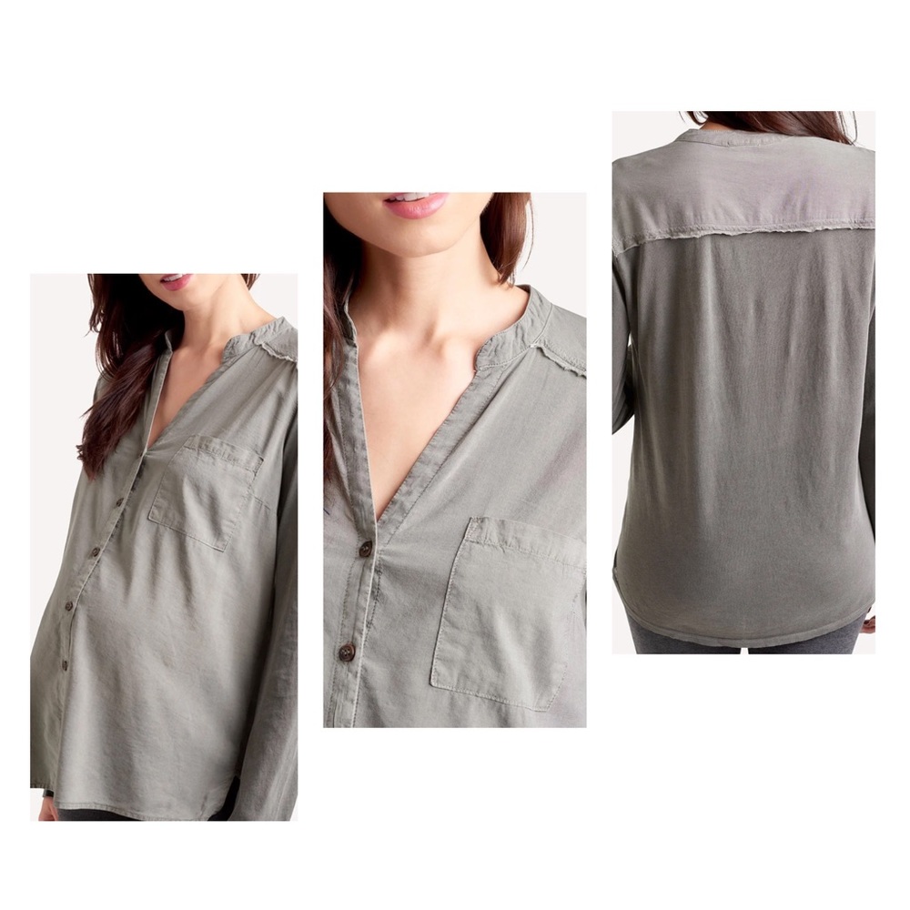 NWT! Splendid new famous shirt button up in white - Picture 4 of 6